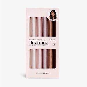 Kitsch Satin Flexi Rods in Pink and Brown